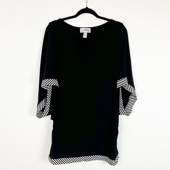 Vintage Joseph Ribkoff Mod Mini Dress Black - Picture 8 of 10